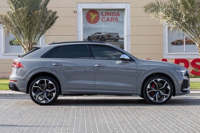 Used Audi RS Q8 I, 4.0 l, 2022 in Dubai by Linda Cars, Grey color. GCC Specs | AUTO.AE