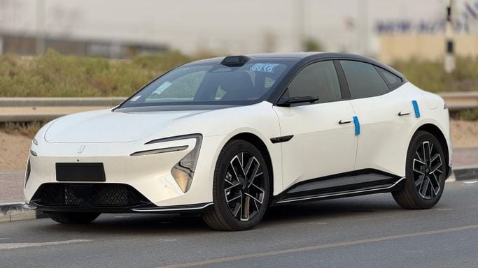 New Avatr 06, 2025 in Dubai by MENAMOTORS, White color. Chinese Specs | AUTO.AE