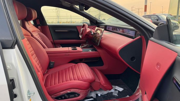 New Avatr 06, 2025 in Dubai by MENAMOTORS, White color. Chinese Specs | AUTO.AE