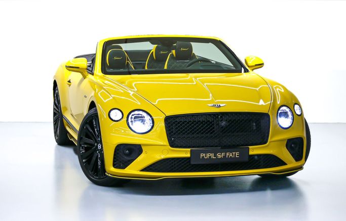 Новый Bentley Continental GT Speed III, 6.0 л, 2021 в Дубае от PUPIL OF FATE MOTORS Желтый цвет. GCC | AUTO.AE