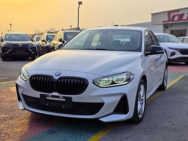 New BMW 1 Series 120i III (F52) Facelift, 1.5 l, 2023 in Dubai by Soltan Auto, White color. Chinese Specs | AUTO.AE