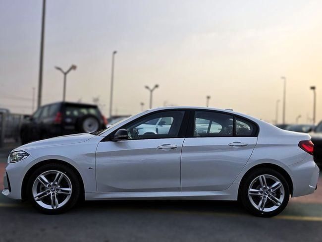 New BMW 1 Series 120i III (F52) Facelift, 1.5 l, 2023 in Dubai by Soltan Auto, White color. Chinese Specs | AUTO.AE