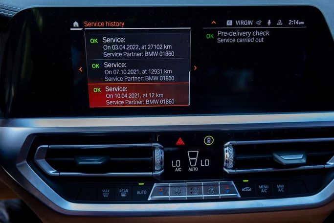 Used BMW 3 Series 330i VII (G2x), 2.0 l, 2021 in Dubai by Linda Cars, White color. GCC Specs | AUTO.AE