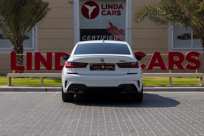 Used BMW 3 Series 330i VII (G2x), 2.0 l, 2021 in Dubai by Linda Cars, White color. GCC Specs | AUTO.AE