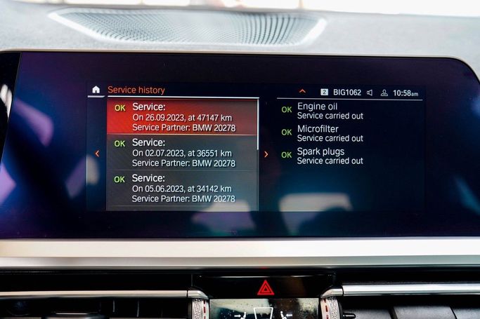 Used BMW 3 Series 320i VII (G2x), 2.0 l, 2021 in Dubai by Linda Cars, Black color. GCC Specs | AUTO.AE