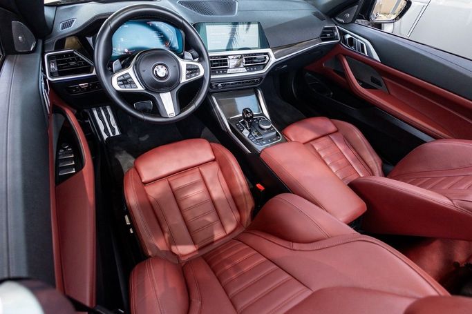 Used BMW 4 Series M440i G22, G23, G26, 3.0 l, 2023 in Dubai by Linda Cars, Black color. GCC Specs | AUTO.AE