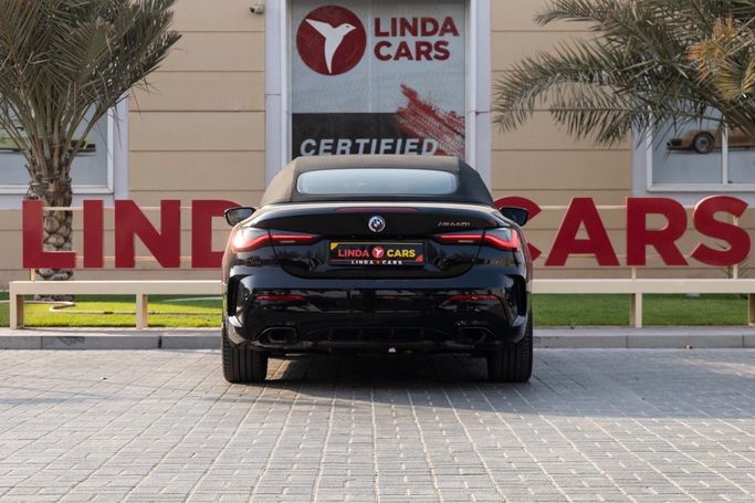 Used BMW 4 Series M440i G22, G23, G26, 3.0 l, 2023 in Dubai by Linda Cars, Black color. GCC Specs | AUTO.AE
