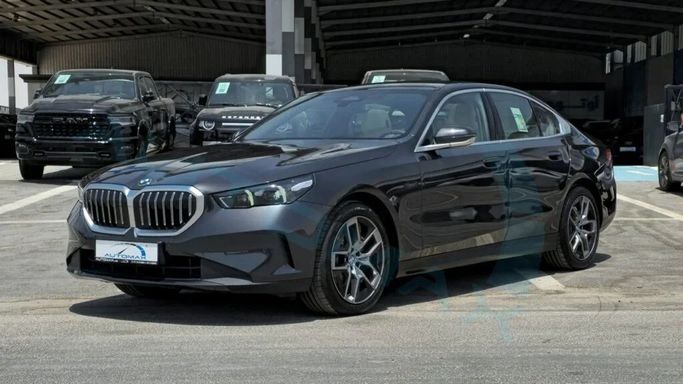 New BMW 5 Series 520i VIII (G60/G61/G68), 2.0 l, 2025 in Dubai by Auto Max Group, Grey color. GCC Specs | AUTO.AE
