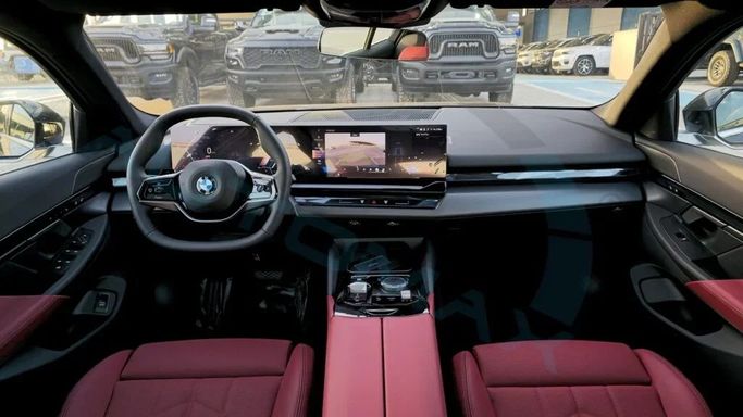 New BMW 5 Series 520i VIII (G60/G61/G68), 2.0 l, 2025 in Dubai by Auto Max Group, Black color. GCC Specs | AUTO.AE