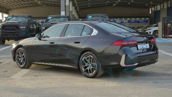 New BMW 5 Series 520i VIII (G60/G61/G68), 2.0 l, 2025 in Dubai by Auto Max Group, Black color. GCC Specs | AUTO.AE