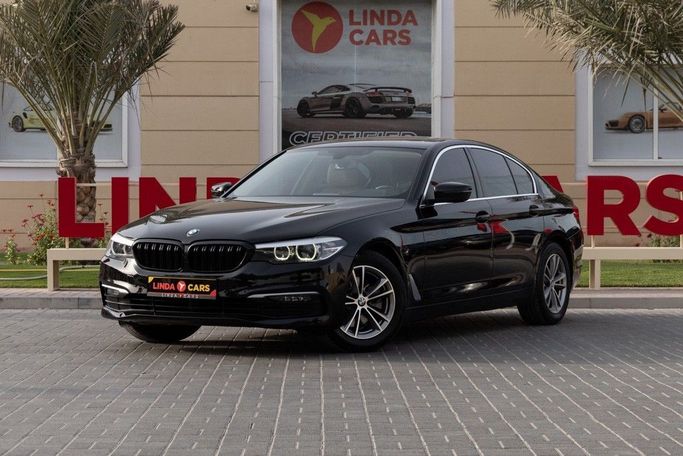 Used BMW 5 Series 520i VII (G30/G31), 2.0 l, 2019 in Dubai by Linda Cars, Black color. GCC Specs | AUTO.AE