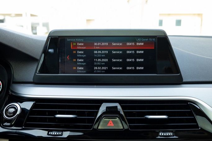Used BMW 5 Series 520i VII (G30/G31), 2.0 l, 2019 in Dubai by Linda Cars, Black color. GCC Specs | AUTO.AE