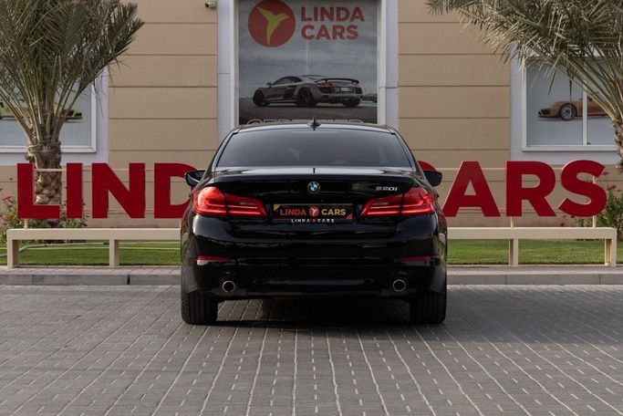 Used BMW 5 Series 520i VII (G30/G31), 2.0 l, 2019 in Dubai by Linda Cars, Black color. GCC Specs | AUTO.AE