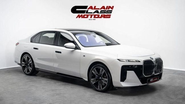 Used BMW 7 Series 740i VII (G70), 3.0 l, 2024 in Dubai by Al Ain Class Motors, White color. GCC Specs | AUTO.AE