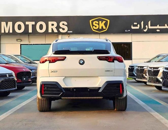 New BMW X2 sDrive18i II (U10), 1.5 l, 2025 in Dubai by SK Motors, White color. GCC Specs | AUTO.AE