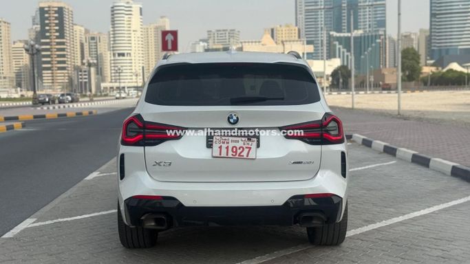 Used BMW X3 30i xDrive III (G01) Facelift, 2.0 l, 2023 in Dubai by Alhamd Motors, White color. Other | AUTO.AE