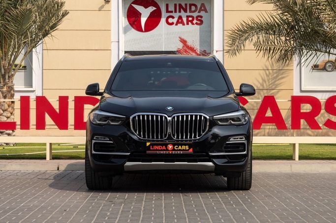 Used BMW X5 40i IV (G05), 3.0 l, 2021 in Dubai by Linda Cars, Black color. GCC Specs | AUTO.AE