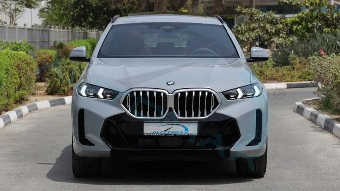 New BMW X6 40i III (G06) Facelift, 3.0 l, 2025 in Dubai by Auto Max Group, Grey color. GCC Specs | AUTO.AE