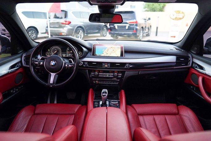 Used BMW X6 50i II (F16), 4.4 l, 2015 in Dubai by Linda Cars, White color. European Specs | AUTO.AE