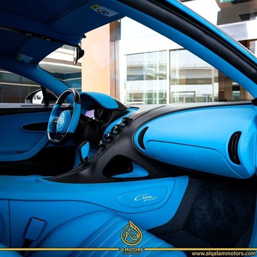 Used Bugatti Chiron, 8.0 l, 2019 in Dubai by Q Motors, Silver color.  | AUTO.AE
