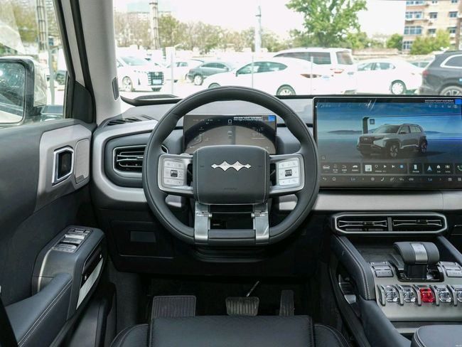 New BYD FangChengBao Titanium 3, 2025 in Dubai by Gulf Motors, Green color. Chinese Specs | AUTO.AE