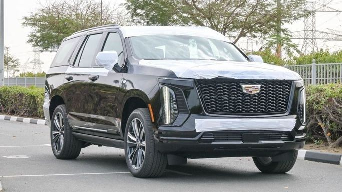 New Cadillac Escalade V Facelift, 6.2 l, 2025 in Dubai by Laith Alobaidi Motors, Black color. GCC Specs | AUTO.AE