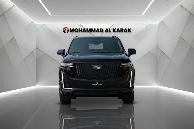 Used Cadillac Escalade V, 6.2 l, 2022 in Dubai by Mohammad Alkarak Motors, Black color. GCC Specs | AUTO.AE