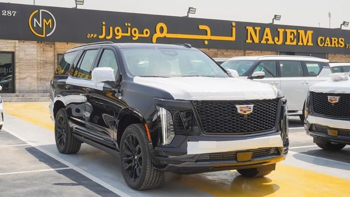 Новый Cadillac Escalade V Рестайлинг, 6.2 л, 2025 в Дубае от Najem Motors Черный цвет. GCC | AUTO.AE