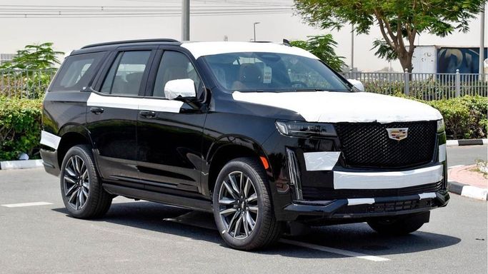 Used Cadillac Escalade V Facelift, 6.2 l, 2024 in Dubai by Najem Motors, Black color. GCC Specs | AUTO.AE