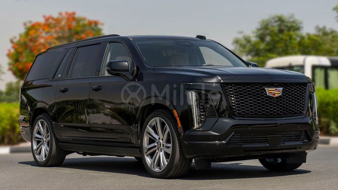 Новый Cadillac Escalade V Рестайлинг, 6.2 л, 2025 в Дубае от Milele Черный цвет. Other | AUTO.AE