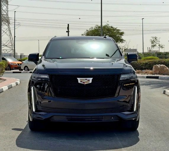 Used Cadillac Escalade ESV V, 6.2 l, 2023 in Dubai by Q Motors, Black color. GCC Specs | AUTO.AE
