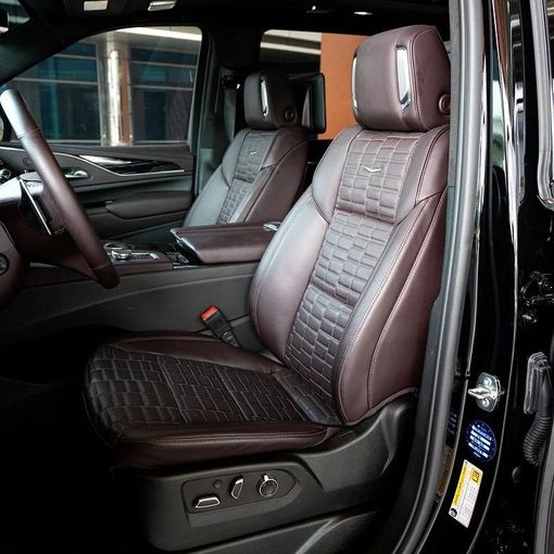 New Cadillac Escalade-V I, 6.2 l, 2023 in Dubai by Q Motors, Black color. GCC Specs | AUTO.AE