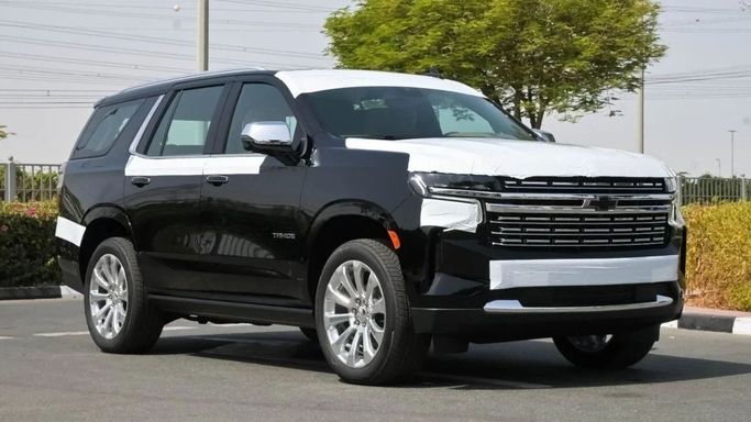 New Chevrolet Tahoe V, 5.3 l, 2024 in Dubai by Laith Alobaidi Motors, Black color. GCC Specs | AUTO.AE