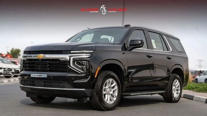 New Chevrolet Tahoe V Facelift, 5.3 l, 2025 in Dubai by Altass Motors, Black color. GCC Specs | AUTO.AE
