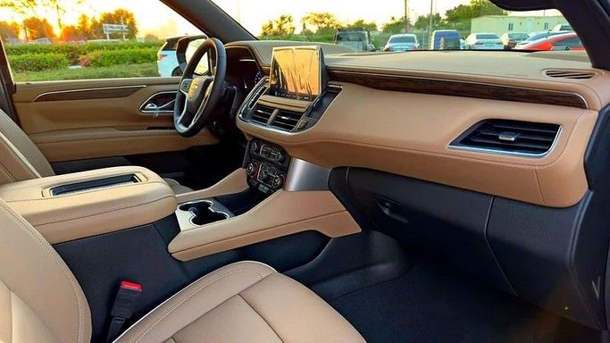New Chevrolet Tahoe V Facelift, 6.2 l, 2024 in Dubai by Q Motors, Black color. GCC Specs | AUTO.AE