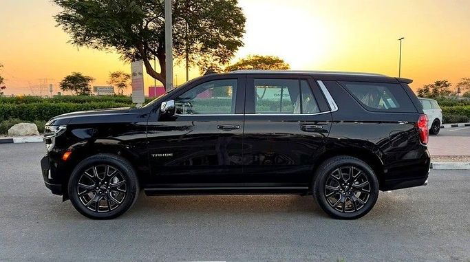 New Chevrolet Tahoe V Facelift, 6.2 l, 2024 in Dubai by Q Motors, Black color. GCC Specs | AUTO.AE