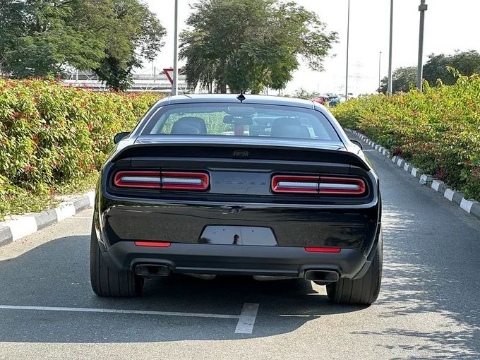 New Dodge Challenger III Facelift 2, 3.6 l, 2023 in Dubai by Formula Motors, Black color. GCC Specs | AUTO.AE