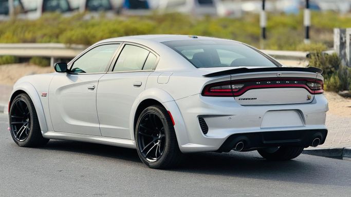 New Dodge Charger SRT VI (LD) Facelift, 6.4 l, 2023 in Dubai by MENAMOTORS, Silver color. Canadian Specs | AUTO.AE