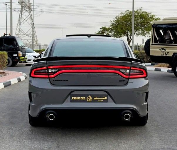 Used Dodge Charger VII (LD) Facelift, 3.6 l, 2023 in Dubai by Q Motors, Grey color. GCC Specs | AUTO.AE