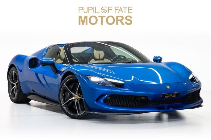 Подержанный Ferrari 296 GTS, 3.0 л, 2023 в Дубае от PUPIL OF FATE MOTORS Голубой цвет. GCC | AUTO.AE