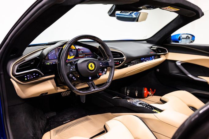 Подержанный Ferrari 296 GTS, 3.0 л, 2023 в Дубае от PUPIL OF FATE MOTORS Голубой цвет. GCC | AUTO.AE