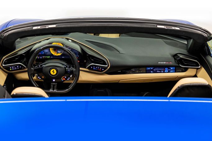 Подержанный Ferrari 296 GTS, 3.0 л, 2023 в Дубае от PUPIL OF FATE MOTORS Голубой цвет. GCC | AUTO.AE