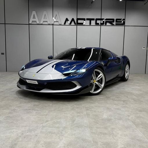 Used Ferrari 296 GTB, 3.0 l, 2022 in Dubai by AAA Motors, Blue color. GCC Specs | AUTO.AE
