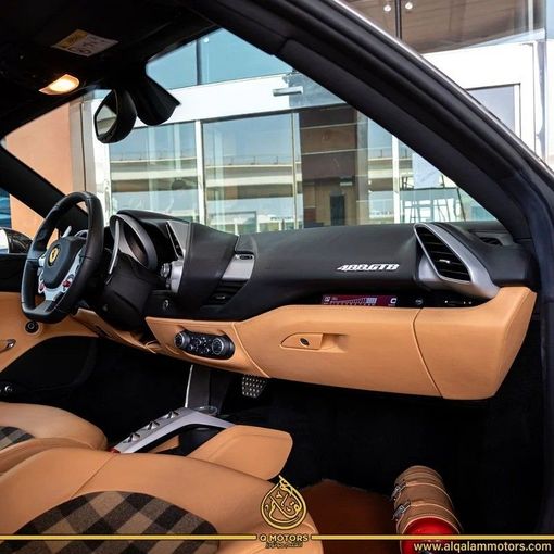Used Ferrari 488 GTB, 3.9 l, 2018 in Dubai by Q Motors, Bronze color. GCC Specs | AUTO.AE