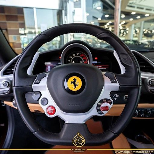 Used Ferrari 488 GTB, 3.9 l, 2018 in Dubai by Q Motors, Bronze color. GCC Specs | AUTO.AE