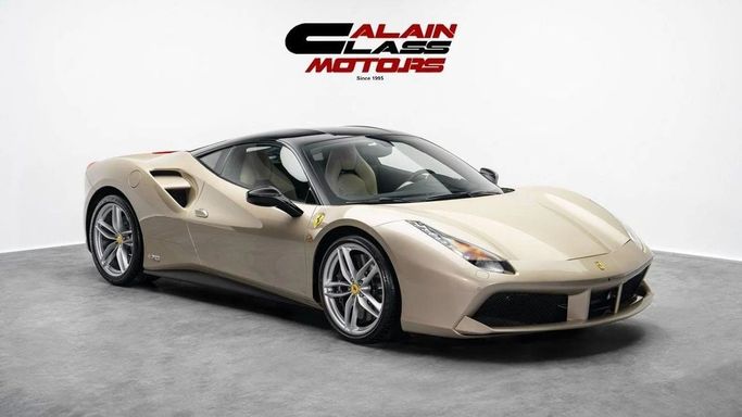 Used Ferrari 488 GTB, 3.9 l, 2018 in Dubai by Al Ain Class Motors, Pink color. GCC Specs | AUTO.AE