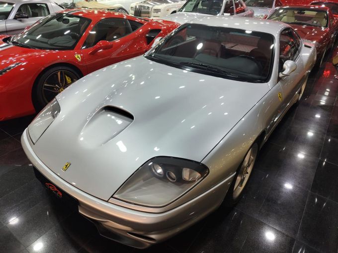 Used Ferrari 550, 5.5 l, 1998 in Dubai by STAR COLLECTION LLC, Silver color. GCC Specs | AUTO.AE