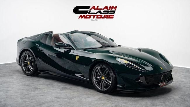 Used Ferrari 812 GTS, 6.5 l, 2021 in Dubai by Al Ain Class Motors, Green color. GCC Specs | AUTO.AE