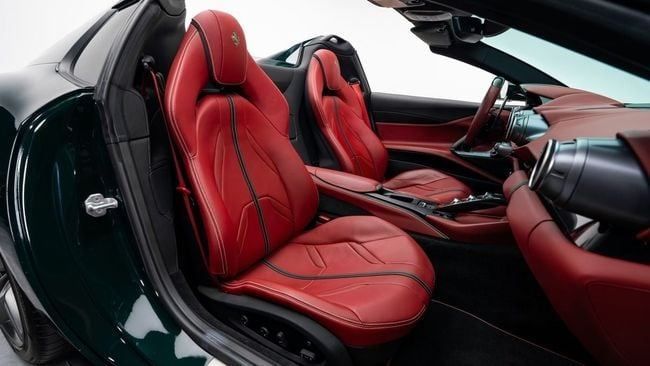 Used Ferrari 812 GTS, 6.5 l, 2021 in Dubai by Al Ain Class Motors, Green color. GCC Specs | AUTO.AE