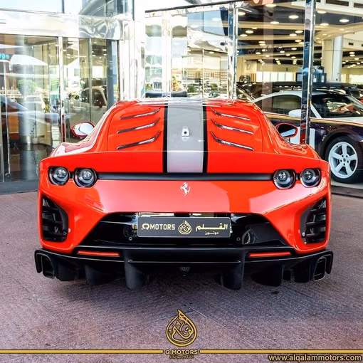 Used Ferrari 812 Competizione, 6.5 l, 2022 in Dubai by Q Motors, Red color. GCC Specs | AUTO.AE